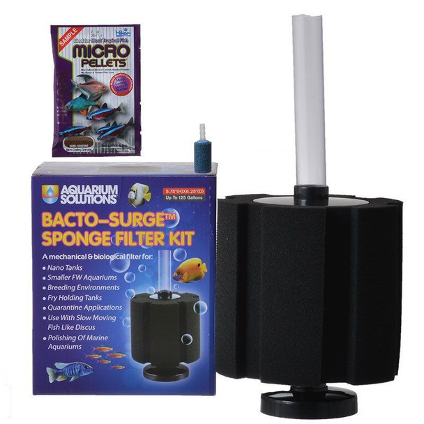 Hikari Aquarium Solutions Bacto-Surge Foam Filter - X-Large - (Aquariums up to 125 Gallons)