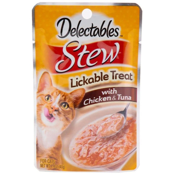 Hartz Delectables Stew Lickable Cat Treats - Chicken & Tuna - 1.4 oz