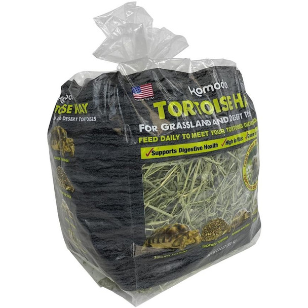 Komodo Tortoise Hay for Grassland and Desert Tortoises - 24 oz