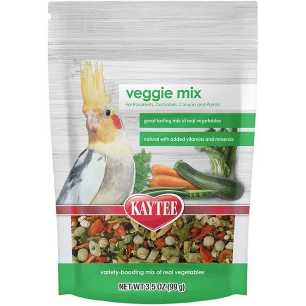 Kaytee Freeze Dried Veggie Mix for Pet Birds - 3.5 oz