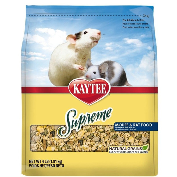 Kaytee Supreme Daily Blend Rat & Mouse Food - 4 lbs