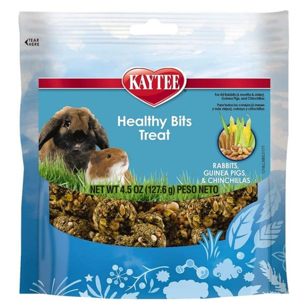 Kaytee Forti-Diet Pro Health Healthy Bits Treat - Rabbits, Guinea Pigs & Chinchilla - 4.5 oz