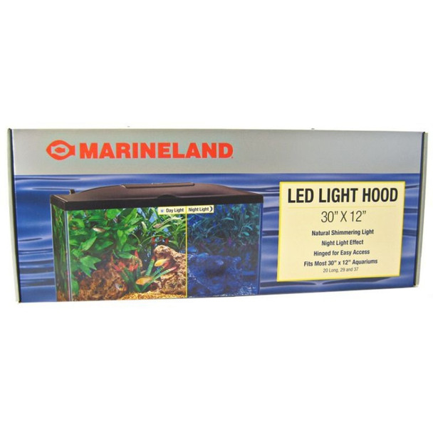 Marineland LED Aquarium Light Hood - 30" Long x 12" Wide