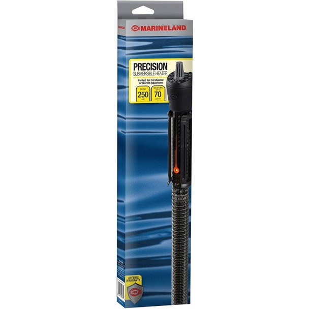 Marineland Precision Submersible Aquarium Heater - 250 Watt - 14.5" Long - (Aquariums up to 70 Gallons)