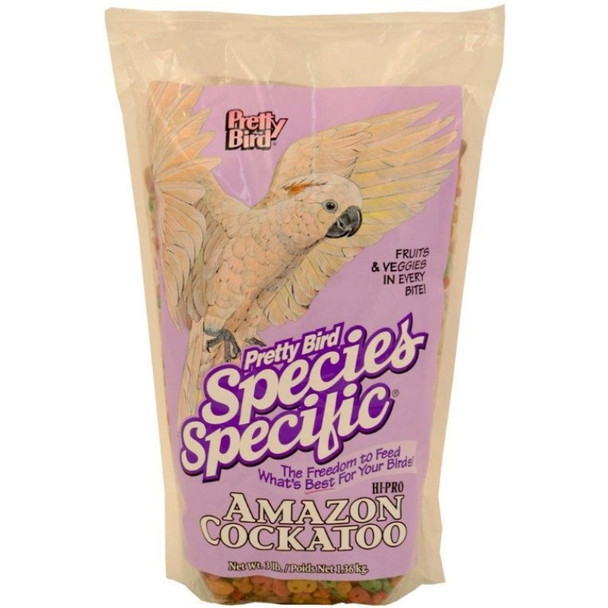 Pretty Bird Species Specific Hi Pro Amazon Cockatoo - 3 lb