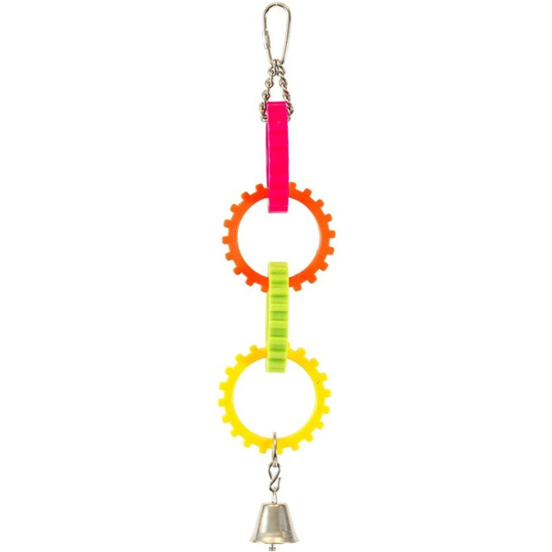 Penn Plax Gear Rings Plastic Bird Toy - 1 count