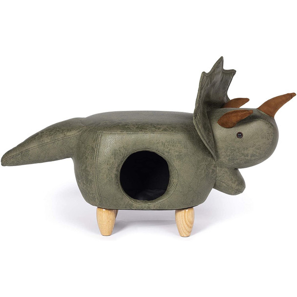 Prevue Pet Triceratops Dinosaur Ottoman