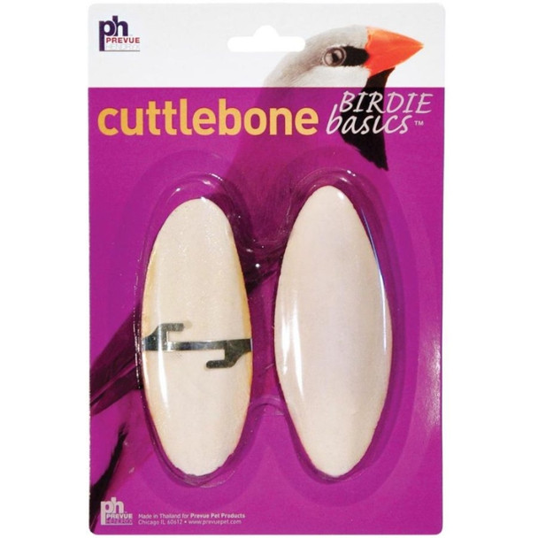 Prevue Cuttlebone Birdie Basics Small 4in. Long - 2 count