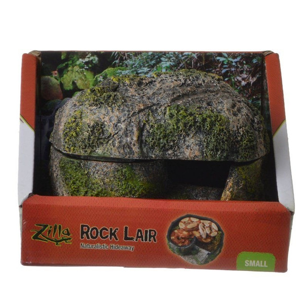 Zilla Rock Lair for Reptiles - Small - (5"L x 5.5"W x 4"H)