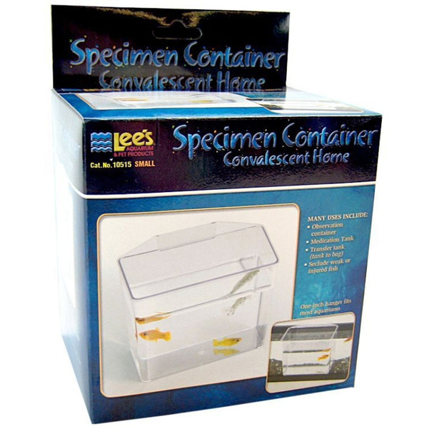 Lees Specimen Container Convalescent Home - Small - 5.1"L x 2.5"W x 4.5"H