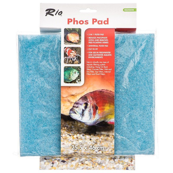 Rio Phos Pad - Universal Filter Pad - Phos Pad - 18"L x 10"W - (25.5 cm x 46 cm)