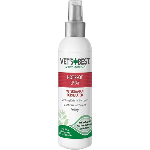 Vets Best Hot Spot Itch Relief Spray for Dogs - 8 oz