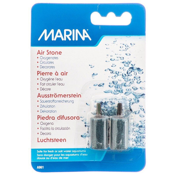 Marina Aqua Fizzz Aquarium Air Stone - 1" Cylinder Air Stone (2 Pack)