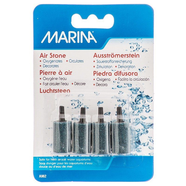 Marina Aqua Fizzz Aquarium Air Stone - 1" Cylinder Air Stone (4 Pack)