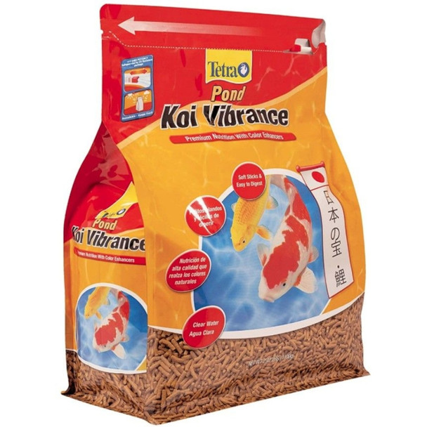 Tetra Pond Koi Vibrance Fish Food - Color Enhancing - 2.42 lbs