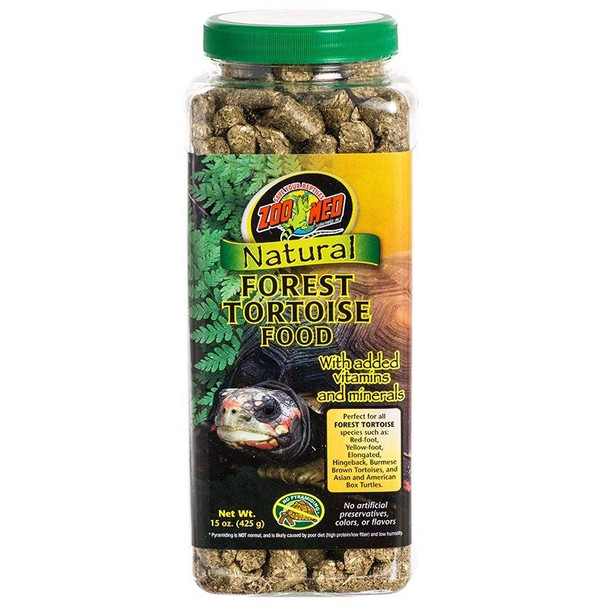 Zoo Med Natural Forest Tortoise Food - 15 oz