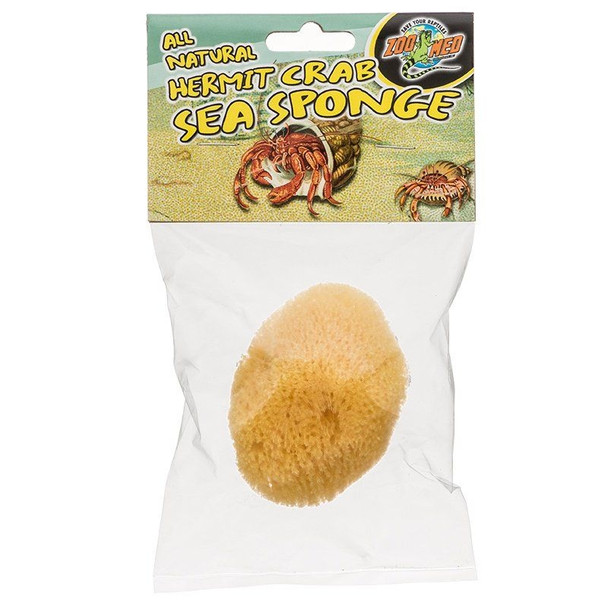 Zoo Med All Natural Hermit Crab Sea Sponge - 2.5" Diameter