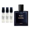 3 Pack Travel Size Sprays Chanel Bleu Eau De Parfum