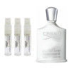 3 Pack Travel Size Sprays Creed Silver Mountain Water