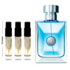 3 Pack Travel Size Versace Pour Homme Eau De Toilette
