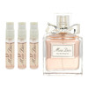 3 Pack Travel Size Sprays Christian Dior Miss Dior Eau De Toilette