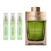 3 Pack Travel Size Sprays Bvlgari Man Wood Essence Eau De Parfum