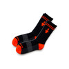 Bombas Calf Socks Medium (Orange/Black) (2 Pairs)