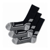Carhartt Force Performance 3-Pack Socks Large (Black)