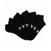Under Armour Ankle Training 6-Pack Socks Medium (Black)