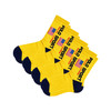 Ralph Lauren Polo Sport USA Flag Crew Socks 3-Pack One-Size (Yellow) (4 Pairs)