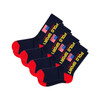Ralph Lauren Polo Sport USA Flag Crew Socks 3-Pack One-Size (Blue) (4 Pairs)