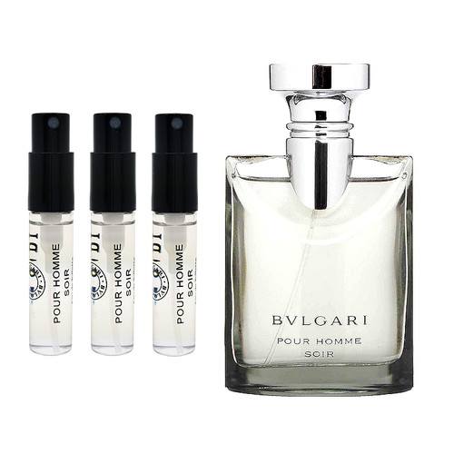 Bvlgari Pour Homme Soir Eau De Toilette - 3 Pack of 2ml