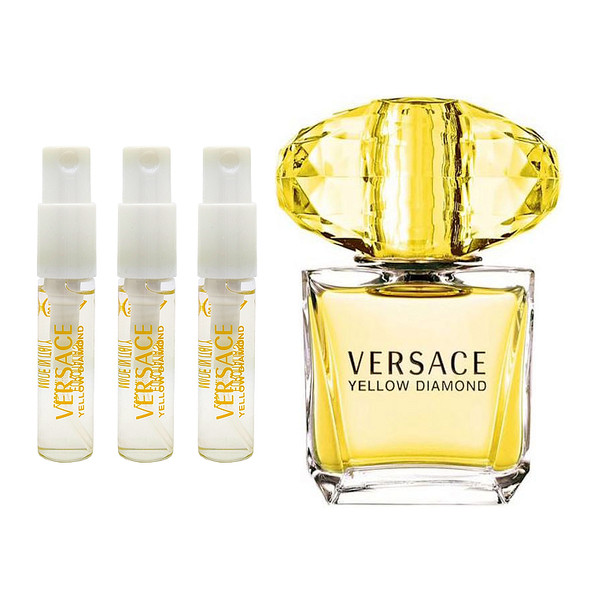 3 Pack Travel Size Sprays Versace Yellow Diamond Eau De Toilette