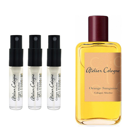 3 Pack Travel Size Sprays Atelier Orange Sanguine Cologne Absolue