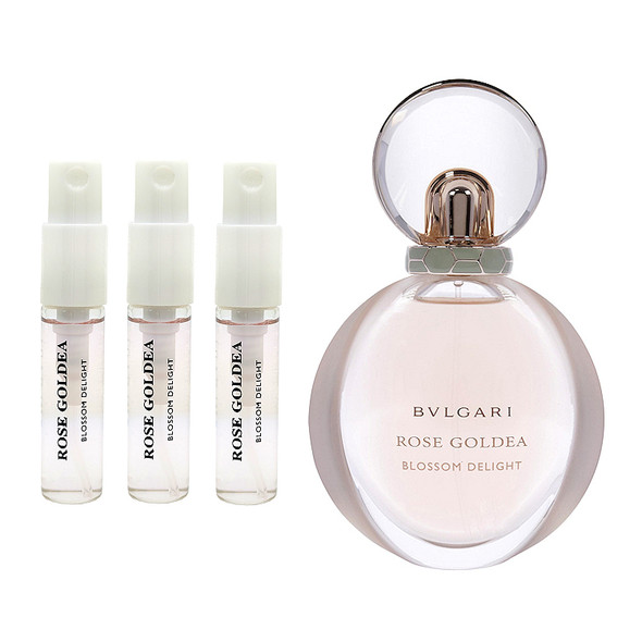 3 Pack Travel Size Sprays Bvlgari Rose Goldea Blossom Delight Eau De Parfum