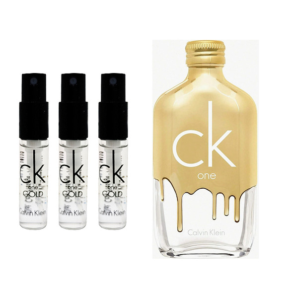 3 Pack Travel Size Sprays Calvin Klein One Gold Eau De Toilette