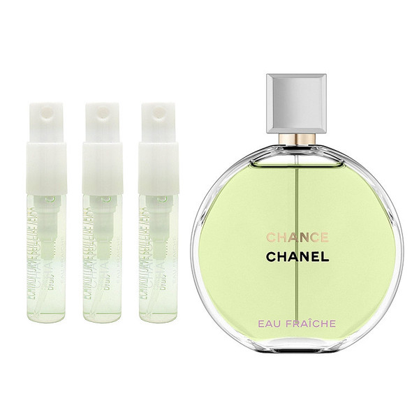 3 Pack Travel Size Sprays Chanel Chance Eau Fraiche Eau De Toilette