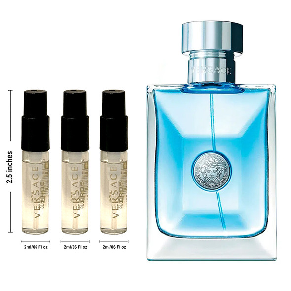 3 Pack Travel Size Versace Pour Homme Eau De Toilette