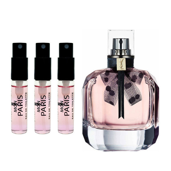 3 Pack Travel Size Sprays Yves Saint Laurent Mon Paris Eau De Toilette