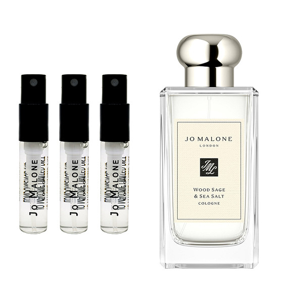 3 Pack Travel Size Sprays Jo Malone Wood Sage & Sea Salt Eau De Cologne