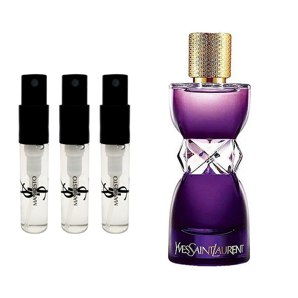 3 Pack Travel Size Sprays Yves Saint Laurent Manifesto L'Elixir Eau De Parfum
