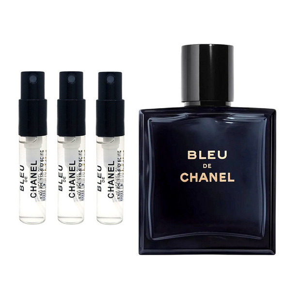 3 Pack Travel Size Sprays Chanel Bleu De Chanel Eau De Toilette