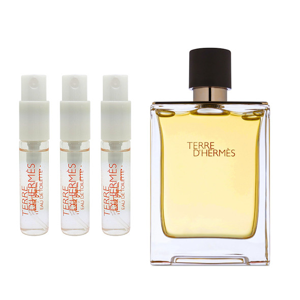 3 Pack Travel Size Sprays Hermès Terre d'Hermès Eau De Toilette