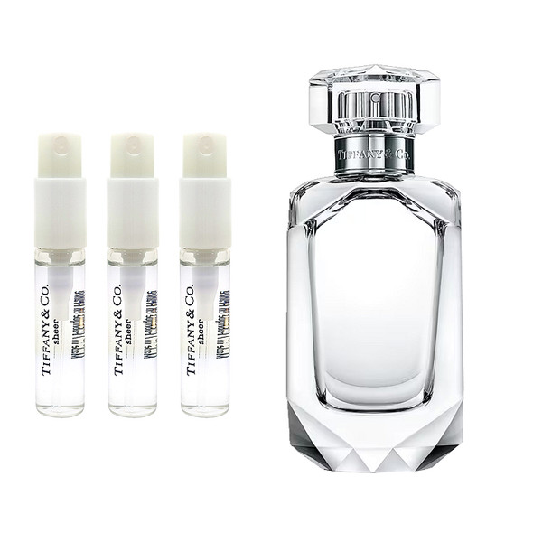 3 Pack Travel Size Sprays Tiffany & Co. Sheer Eau De Toilette