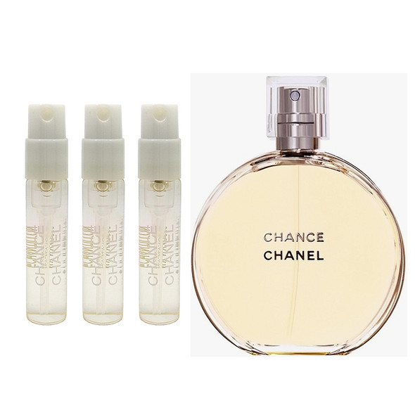 3 Pack Travel Size Sprays Chanel Chance Eau De Toilette