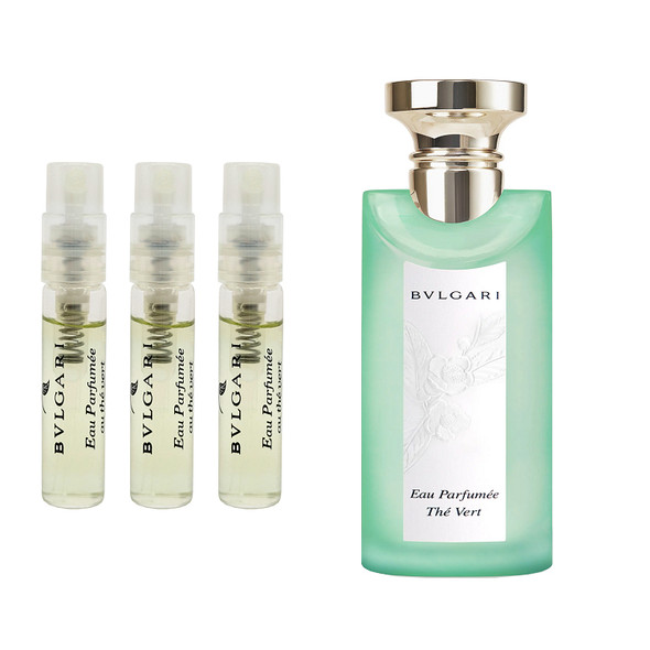 3 Pack Travel Size Sprays Bvlgari Eau Parfumée Au Thé Vert Eau De Cologne