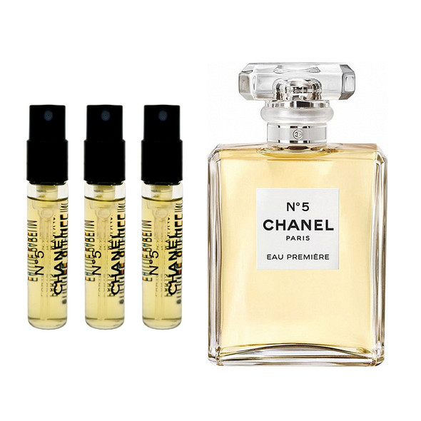 3 Pack Travel Size Sprays Chanel No. 5 Eau De Premiére Eau De Parfum
