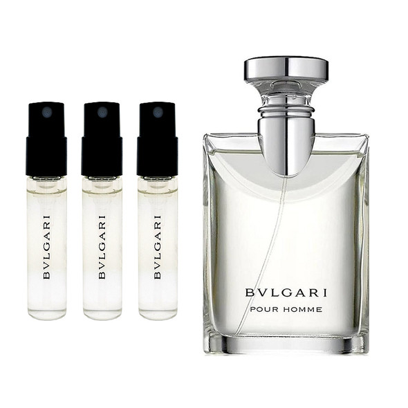 3 Pack Travel Size Sprays Bvlgari Pour Homme Eau De Toilette
