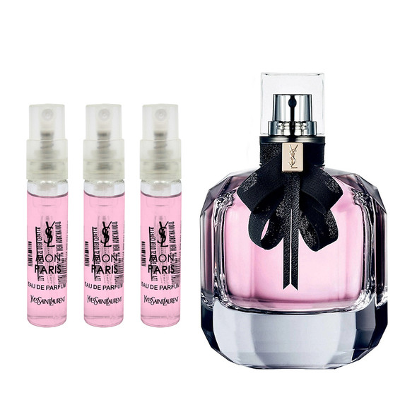 3 Pack Travel Size Sprays Yves Saint Laurent Mon Paris Eau De Parfum