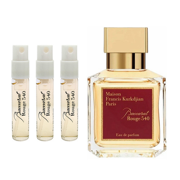 Maison Francis Kurkdjian Baccarat 540 Eau De Parfum - 3 Pack Of 2ml